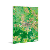 Aachen-Karte [Jalma Design] Weltkarte Landkarte Stadtkarte von mapdid