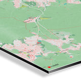 Aachen-Karte [Nani Design] Detail | Weltkarte Landkarte Stadtkarte von mapdid