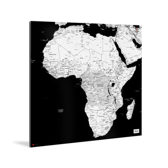 Afrika-Karte [Kaia Design] Weltkarte Landkarte Stadtkarte von mapdid
