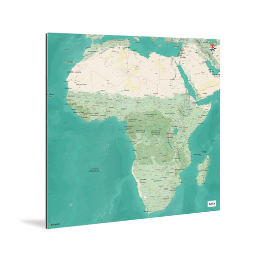 Afrika-Karte [Nani Design] Weltkarte Landkarte Stadtkarte von mapdid