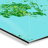 Åland-Inseln Landkarte [Jalma Design] Detail | Weltkarte Landkarte Stadtkarte von mapdid