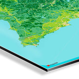 Algarve-Karte [Jalma Design] Details | Weltkarte Landkarte Stadtkarte von mapdid