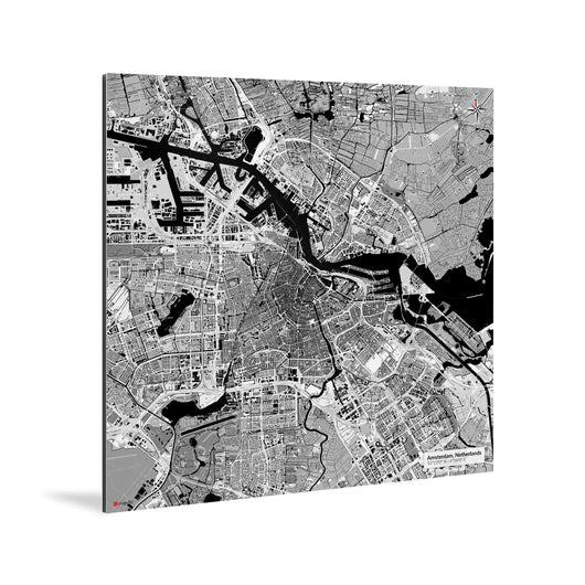 Amsterdam-Karte [Kaia Design] Weltkarte Landkarte Stadtkarte von mapdid