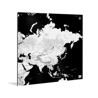 Asien-Karte [Kaia Design] Weltkarte Landkarte Stadtkarte von mapdid
