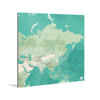 Asien-Karte [Nani Design] Weltkarte Landkarte Stadtkarte von mapdid