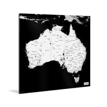 Australien-Karte [Kaia Design] Weltkarte Landkarte Stadtkarte von mapdid