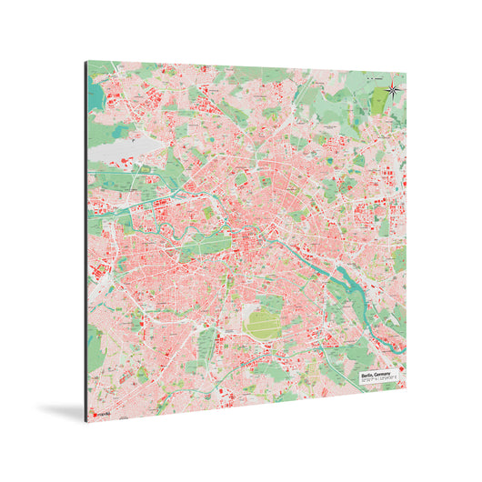 Berlin-Karte [Nani Design] Weltkarte Landkarte Stadtkarte von mapdid