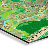 Bonn-Karte [Jalma Design] Detail | Weltkarte Landkarte Stadtkarte von mapdid
