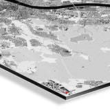 Bonn-Karte [Kaia Design] Detail | Weltkarte Landkarte Stadtkarte von mapdid