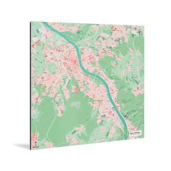 Bonn-Karte [Nani Design] Weltkarte Landkarte Stadtkarte von mapdid