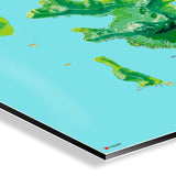 Bora Bora-Karte [Jalma Design] Details | Weltkarte Landkarte Stadtkarte von mapdid