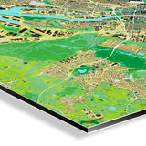 Bremen-Karte [Jalma Design] Details | Weltkarte Landkarte Stadtkarte von mapdid