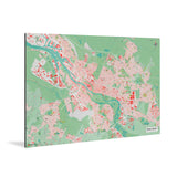 Bremen-Karte [Nani Design] Weltkarte Landkarte Stadtkarte von mapdid