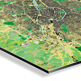Brüssel-Karte [Jalma Design] Details | Weltkarte Landkarte Stadtkarte von mapdid