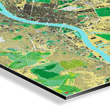 Budapest-Karte [Jalma Design] Details | Weltkarte Landkarte Stadtkarte von mapdid