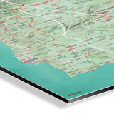 Jakobsweg-Karte [Nani Design] Detail | Weltkarte Landkarte Stadtkarte von mapdid