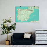 Jakobsweg-Karte [Nani Design] im Raum 1 | Weltkarte Landkarte Stadtkarte von mapdid