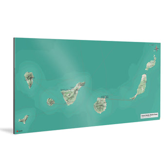 Landkarte Kanarische Inseln [Nani Design] Weltkarte Landkarte Stadtkarte von mapdid
