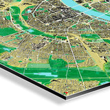 Köln-Karte [Jalma Design] Details | Weltkarte Landkarte Stadtkarte von mapdid