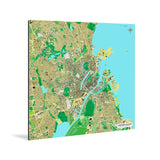 Kopenhagen-Karte [Jalma Design] Weltkarte Landkarte Stadtkarte von mapdid