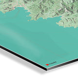 Korsika-Karte [Nani Design] Details | Weltkarte Landkarte Stadtkarte von mapdid