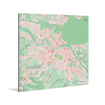 Dresden-Karte [Nani Design] Weltkarte Landkarte Stadtkarte von mapdid