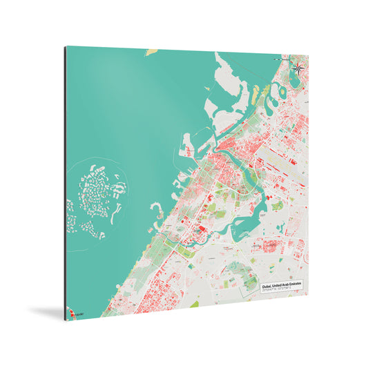 Dubai-Karte [Nani Design] Weltkarte Landkarte Stadtkarte von mapdid