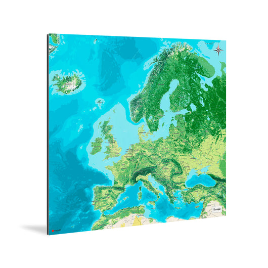 Europakarte [Jalma Design] Weltkarte Landkarte Stadtkarte von mapdid