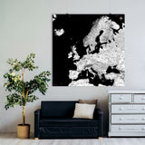 Europakarte [Kaia Design] im Raum 1 | Weltkarte Landkarte Stadtkarte von mapdid