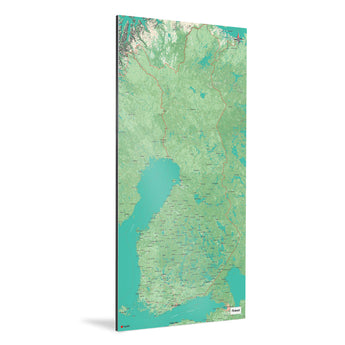 Finnland-Karte [Nani Design] Weltkarte Landkarte Stadtkarte von mapdid