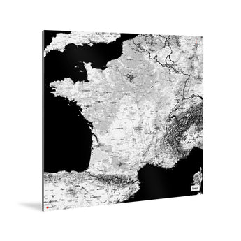 Frankreich-Karte [Kaia Design] Weltkarte Landkarte Stadtkarte von mapdid