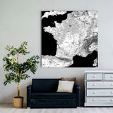 Frankreich-Karte [Kaia Design] im Raum 1 | Weltkarte Landkarte Stadtkarte von mapdid