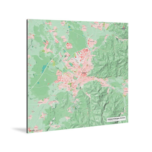 Freiburg-Karte [Nani Design] Weltkarte Landkarte Stadtkarte von mapdid