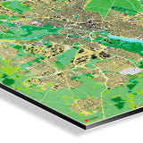 Hannover-Karte [Jalma Design] Detail | Weltkarte Landkarte Stadtkarte von mapdid