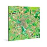 Hannover-Karte [Jalma Design] Weltkarte Landkarte Stadtkarte von mapdid