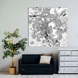 Hannover-Karte [Kaia Design] im Raum 1 | Weltkarte Landkarte Stadtkarte von mapdid