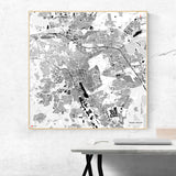 Hannover-Karte [Kaia Design] im Raum 2 | Weltkarte Landkarte Stadtkarte von mapdid
