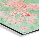 Hannover-Karte [Nani Design] Detail | Weltkarte Landkarte Stadtkarte von mapdid