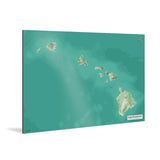 Hawaii-Karte [Nani Design] Weltkarte Landkarte Stadtkarte von mapdid