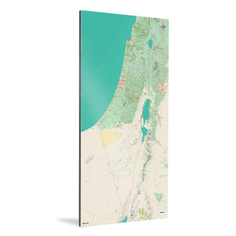 Israel-Landkarte [Nani Design] Weltkarte Landkarte Stadtkarte von mapdid