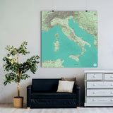 Italien-Karte [Nani Design] im Raum 1 | Weltkarte Landkarte Stadtkarte von mapdid