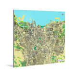 Jakarta-Karte [Jalma Design] Weltkarte Landkarte Stadtkarte von mapdid