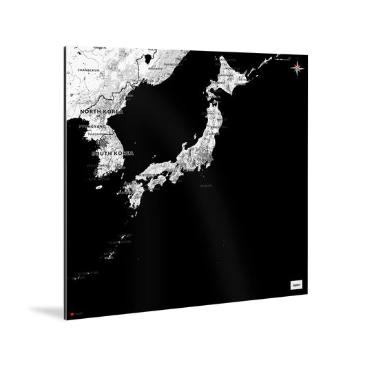 Japan-Landkarte [Kaia Design] Weltkarte Landkarte Stadtkarte von mapdid