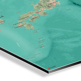 Japan-Landkarte [Nani Design] Detail | Weltkarte Landkarte Stadtkarte von mapdid