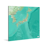 Japan-Landkarte [Nani Design] Weltkarte Landkarte Stadtkarte von mapdid