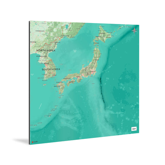 Japan-Landkarte [Nani Design] Weltkarte Landkarte Stadtkarte von mapdid