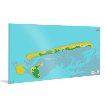 Juist-Karte [Jalma Design] Weltkarte Landkarte Stadtkarte von mapdid