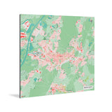 Karlsruhe-Karte [Nani Design] Weltkarte Landkarte Stadtkarte von mapdid