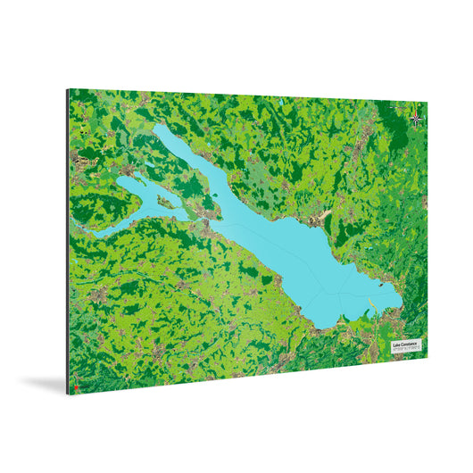 Bodensee-Karte [Jalma Design] Weltkarte Landkarte Stadtkarte von mapdid