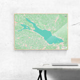 Bodensee-Karte [Nani Design] im Raum 2 | Weltkarte Landkarte Stadtkarte von mapdid